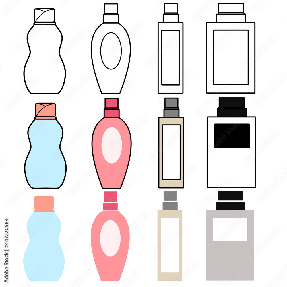柔軟剤、洗剤のイラスト 柔軟剤、洗剤のイラスト