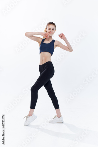 woman in sportswear workout energy lifestyle gym