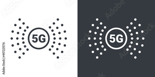 5G icons. High speed internet sign. 5G signal logo. Vector illustration