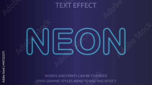 neon style white colorful effect template with 3d bold style use for logo and business brand