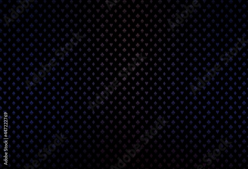 Wallpaper Mural Dark blue, red vector template with poker symbols. Torontodigital.ca