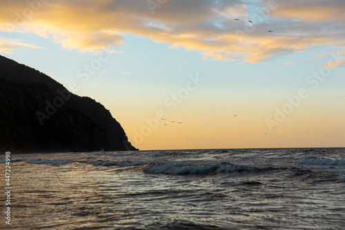 sunset at the beach © lalo