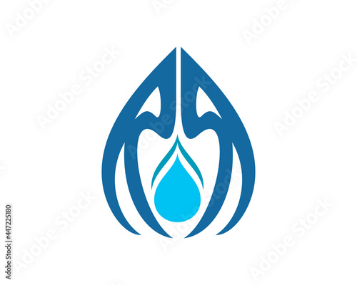 rr letter water energy logo photo