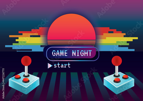 Game zone game icon background vector