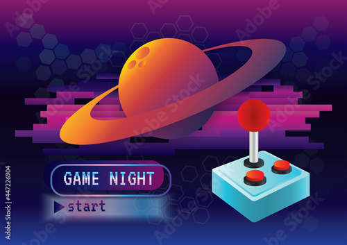 Game zone game icon background vector