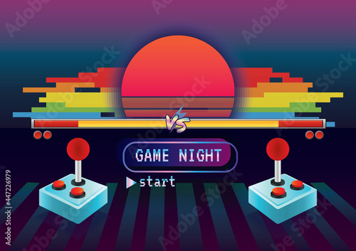 Game zone game icon background vector