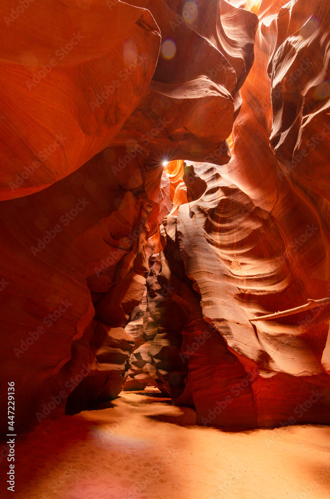 Antelope Canyon 2013 in Page Arizona. Orange light and shadows