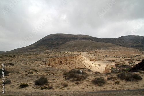 Różnorodny krajobraz wyspy Fuerteventura