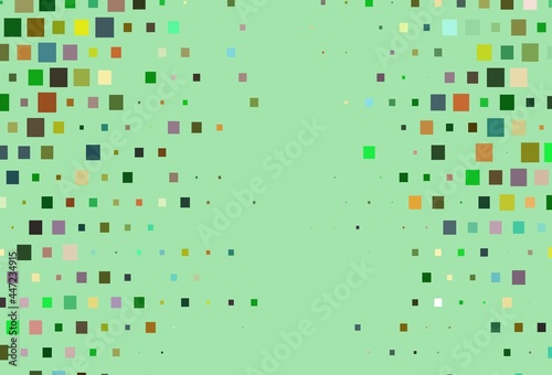 Light Multicolor, Rainbow vector background with rectangles.