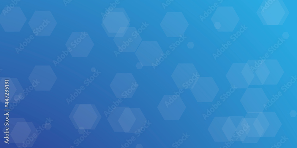 Blurred bokeh blue water gradation minimalistic background