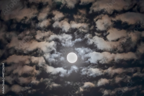 Photos Clouds covering moon in the sky