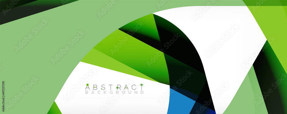 Geometric abstract background - multicolored abstract shapes on white. Vector Illustration For Wallpaper, Banner, Background, Landing Page Geometric abstract background - multicolored abstract shapes on white. Vector Illustration For Wallpaper, Banner, Background, Landing Page