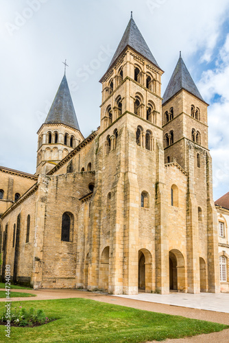 View at the Basilica of Sacred Heart of Jesus in Paray le Monial ,France