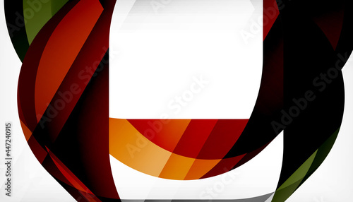 Abstract square shape with overlapping waves, minimal geometric background. Vector Illustration For Wallpaper, Banner, Background, Landing Page Free Download Abstract square shape with overlapping waves, minimal geometric background. Vector Illustration For Wallpaper, Banner, Background, Landing Page - GFXLoad