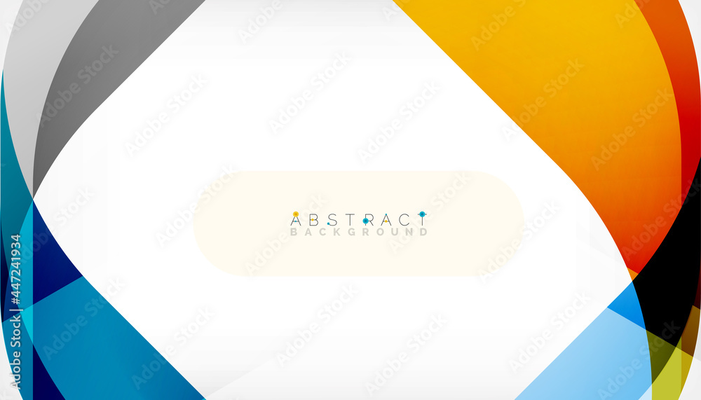 Abstract square shape with overlapping waves, minimal geometric background. Vector Illustration For Wallpaper, Banner, Background, Landing Page Abstract square shape with overlapping waves, minimal geometric background. Vector Illustration For Wallpaper, Banner, Background, Landing Page