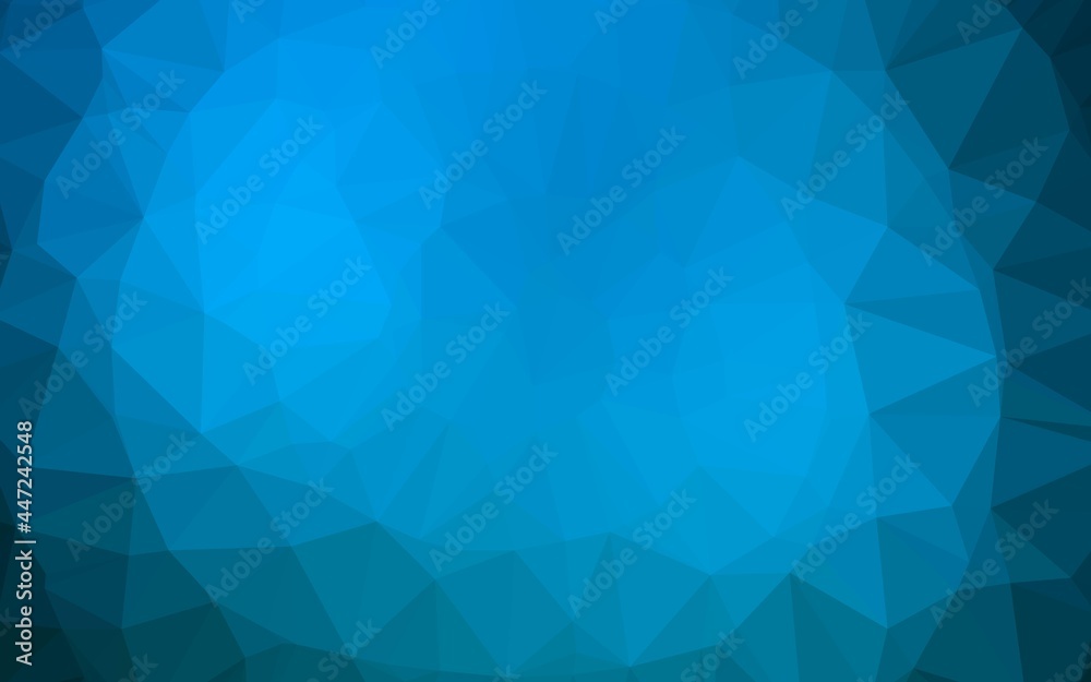 Light BLUE vector abstract polygonal layout. Light BLUE vector abstract polygonal layout.