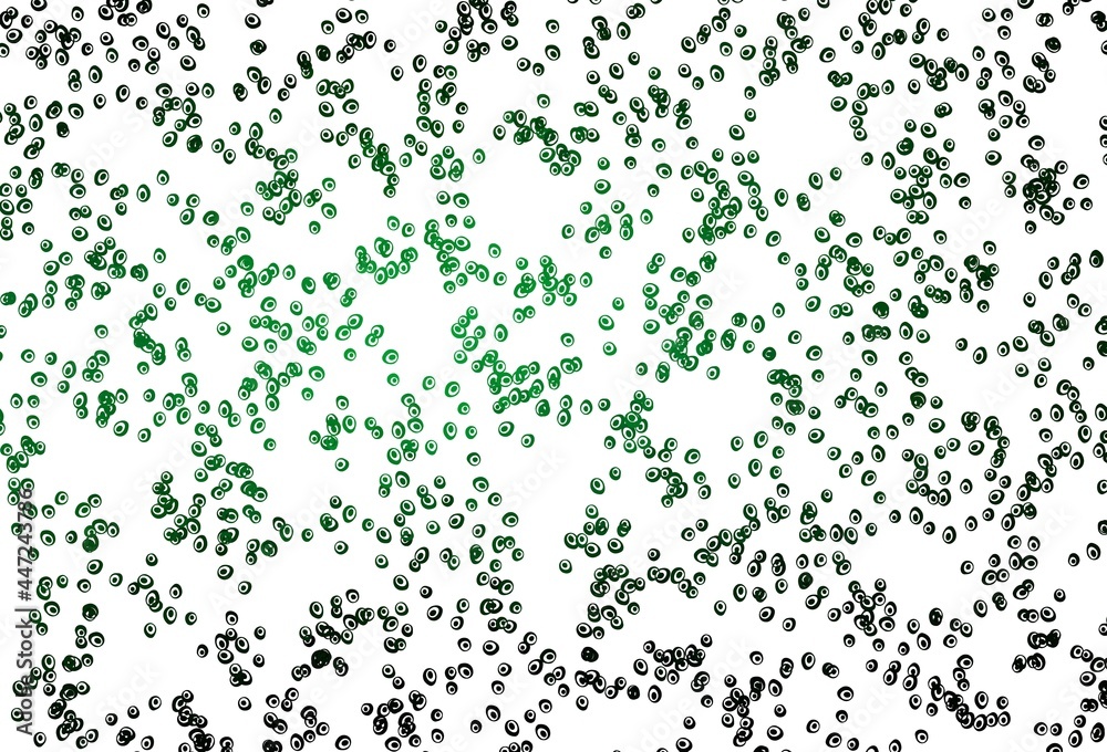 Light Green vector layout with circle shapes. Light Green vector layout with circle shapes.