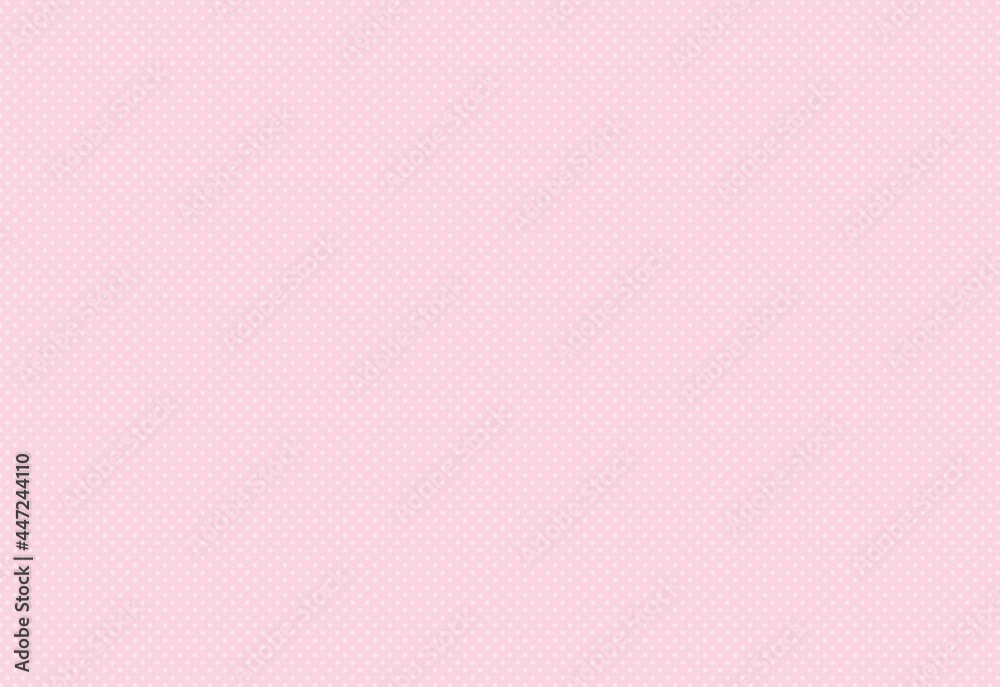 水玉ドット 円 丸パターンの背景素材 イラスト 淡色 ピンク Stock ベクター Adobe Stock