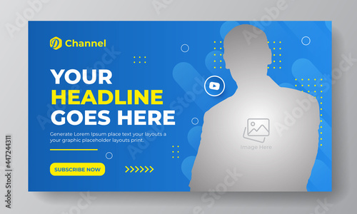 Corporate and Business Purpose Youtube Thumbnail and Web Banner Design