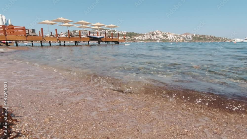 Waves on the shore coast of Turkey Waves on the shore coast of Turkey