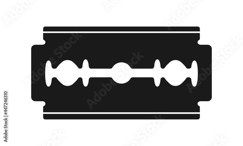Razor blade icon. Razorblade sign. Vector illustration.