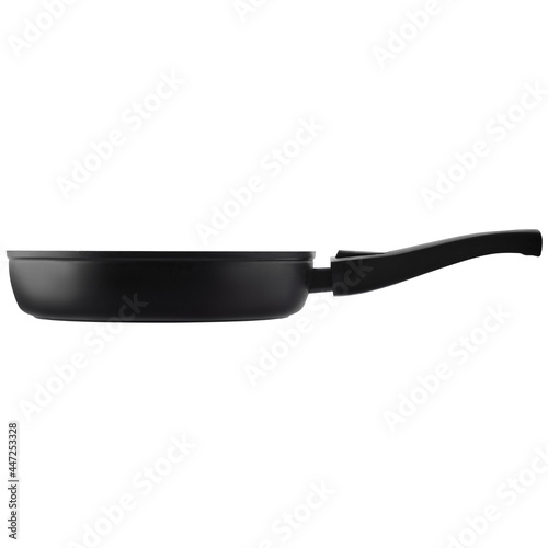 Aluminum frying pan with non-stick coating with handle