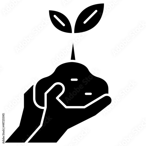 plant solid icon