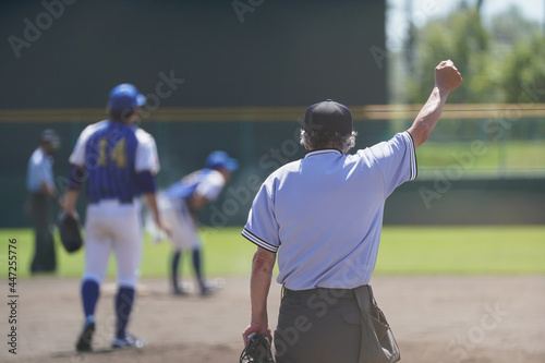 軟式野球の試合