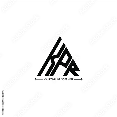 KPR letter logo creative design. KPR unique design