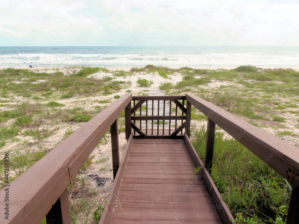 Private Beach Access in Ponce Inlet, FL to no drive beach meaning the beach is a playground for people