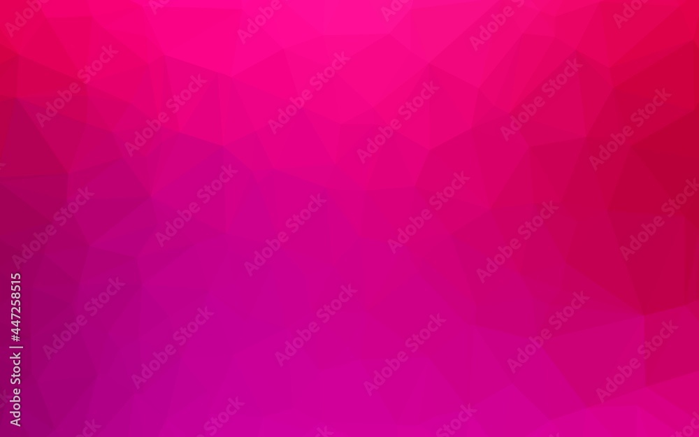 Light Purple, Pink vector shining triangular pattern. Light Purple, Pink vector shining triangular pattern.