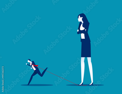 Big business was trampled by his competitor. Business competition
