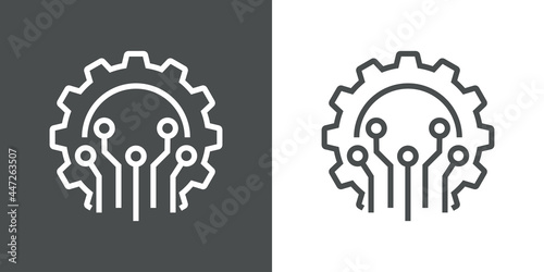 Obraz na plátně Tecnología electrónica