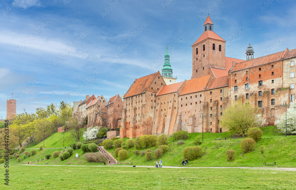Grudziadz, Poland - located 60km from Gdansk, on east shore of river Vistula, Grudziadz is a wonderful town highlighted by the fortified granaries, declared a National Historic Monument of Poland Grudziadz, Poland - located 60km from Gdansk, on east shore of river Vistula, Grudziadz is a wonderful town highlighted by the fortified granaries, declared a National Historic Monument of Poland