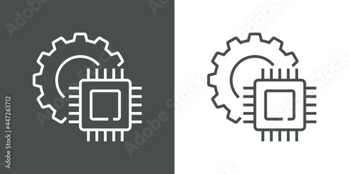 Obraz na plátně Tecnología electrónica