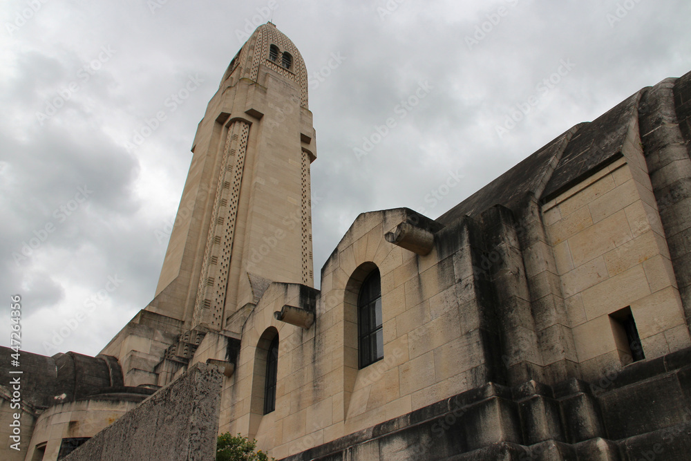 douaumont ossuary in lorraine (france)