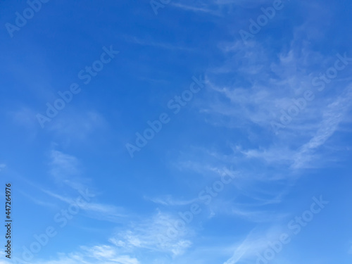 Fototapeta Naklejka Na Ścianę i Meble -  Cloudscape with blue sky and white clouds