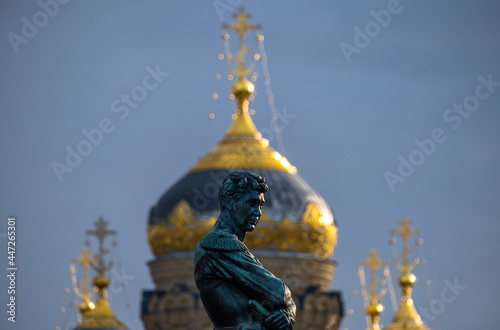 monument to Kruzenshtern in St. Petersburg