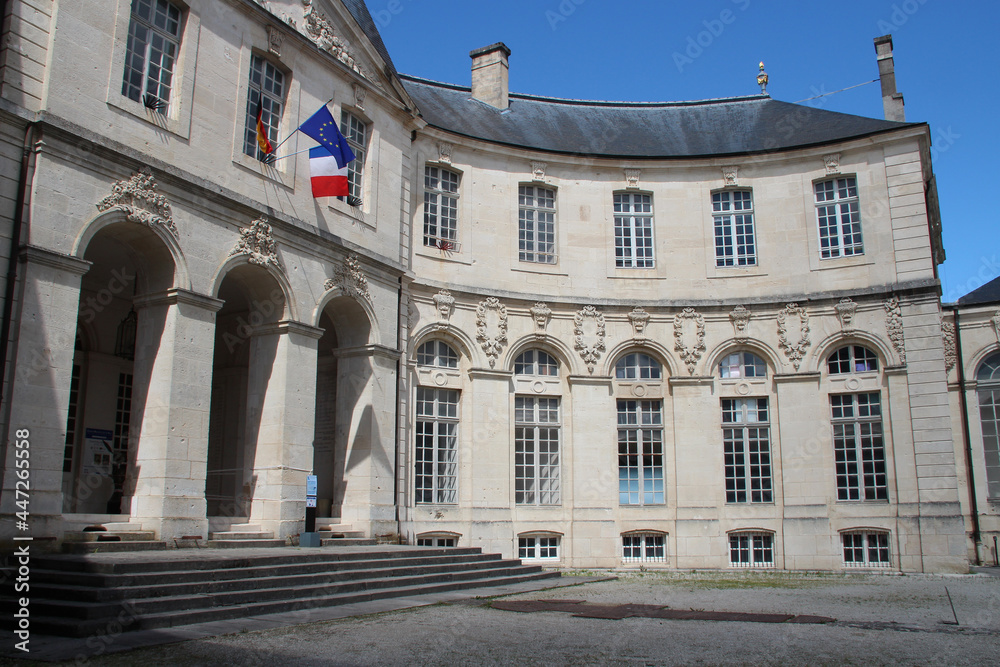 episcopal palace in verdun in lorraine (france)