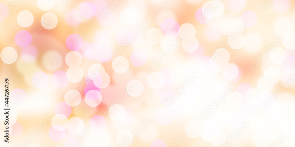 Bokeh background.  Abstract blurred wallpaper. Easter or mother's day decoration banner