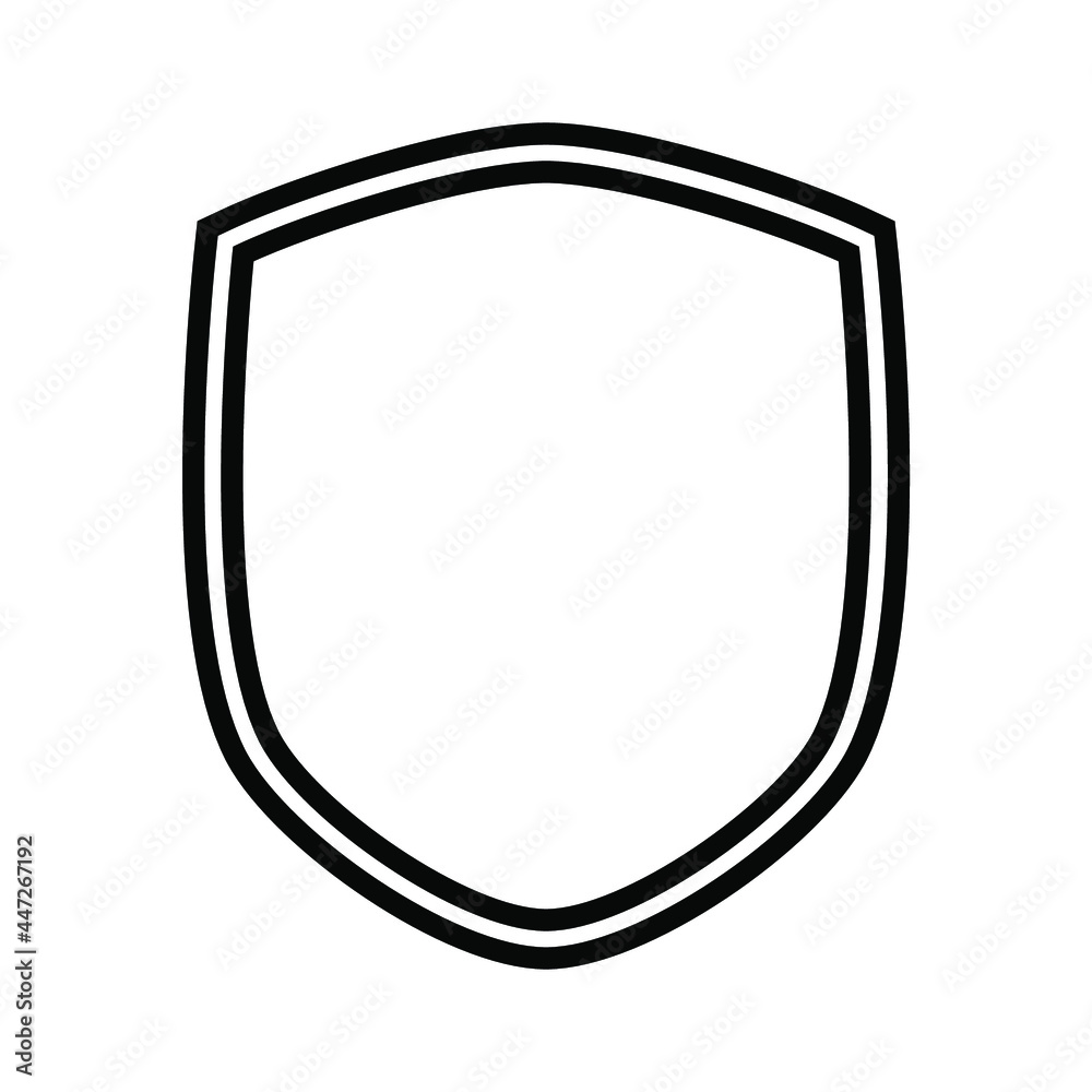 shield line icon. shield in trendy flat style isolated. Shield symbol for your website design, logo, app, UI. Vector illustration, EPS10. shield line icon. shield in trendy flat style isolated. Shield symbol for your website design, logo, app, UI. Vector illustration, EPS10.