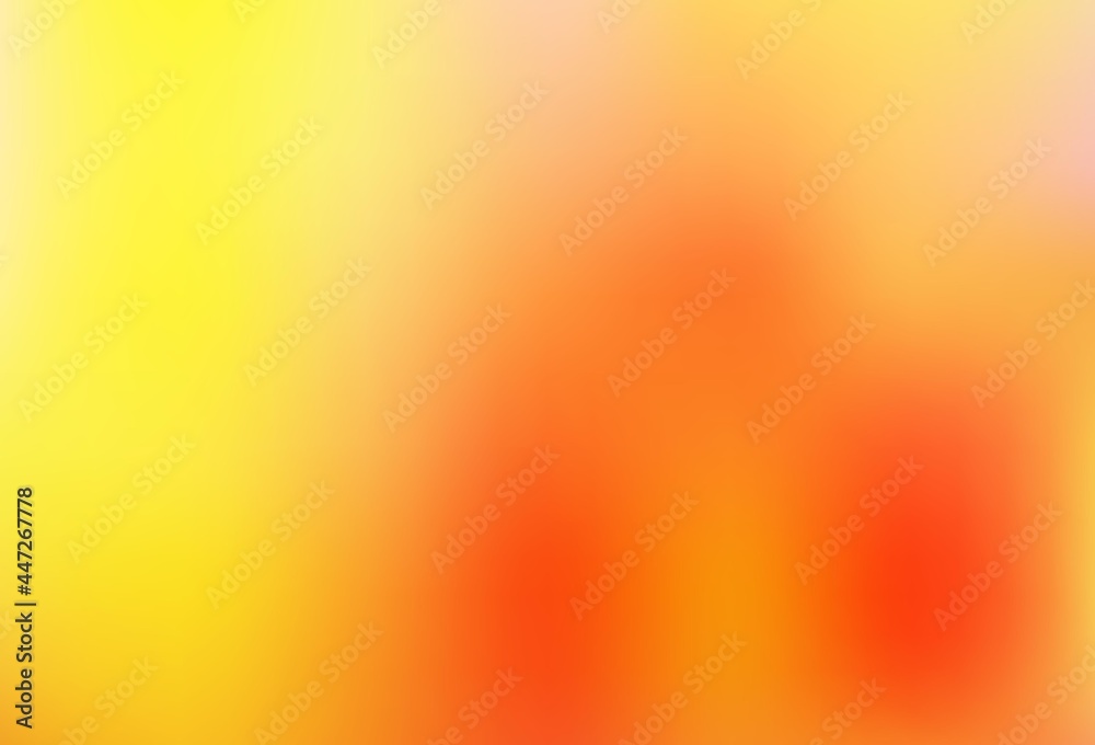 Light Yellow, Orange vector abstract template. Light Yellow, Orange vector abstract template.