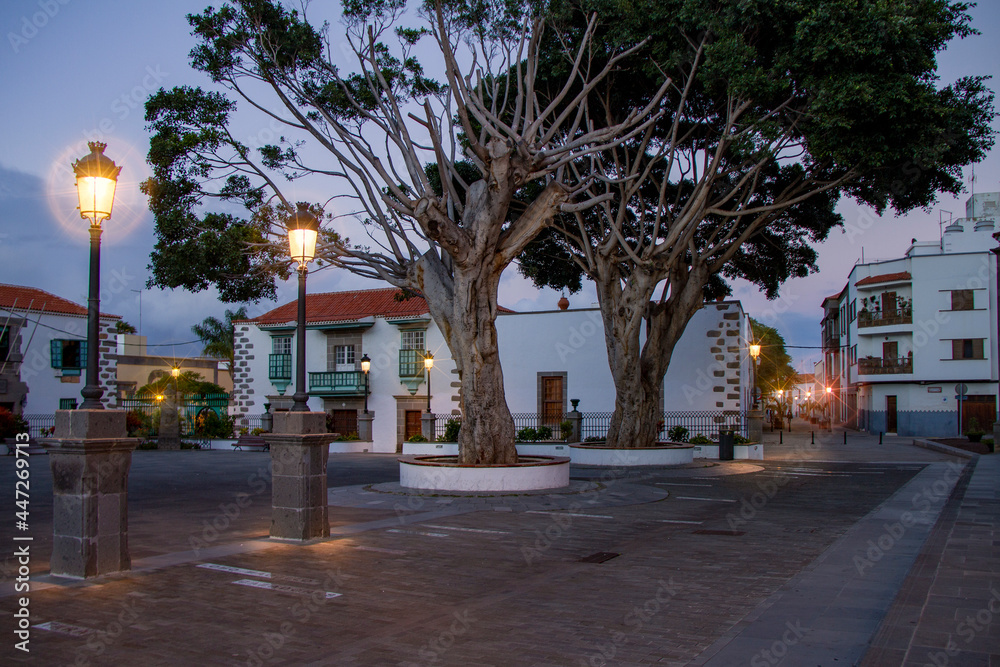 San Juan square in the city of Telde in Gran Canaria
