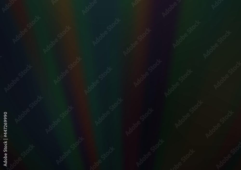 Fototapeta premium Dark Silver, Gray vector blurred background.