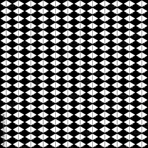 seamless pattern geometric on black background, simple style vector