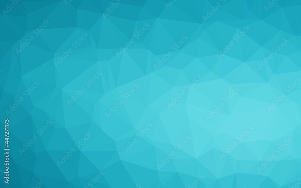 Light BLUE vector triangle mosaic template. Light BLUE vector triangle mosaic template.