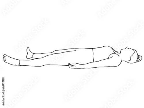 yoga, savasana, corps pose