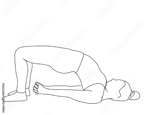 yoga, bridge pose, setu bandha sarvangasana 