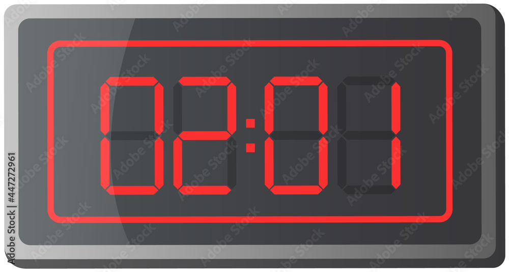 Digital countdown timer. Clock counter with numbers. Electronic device for fixing and recording time with hours minutes and seconds. Sports or business equipment for recording start of competition Digital countdown timer. Clock counter with numbers. Electronic device for fixing and recording time with hours minutes and seconds. Sports or business equipment for recording start of competition