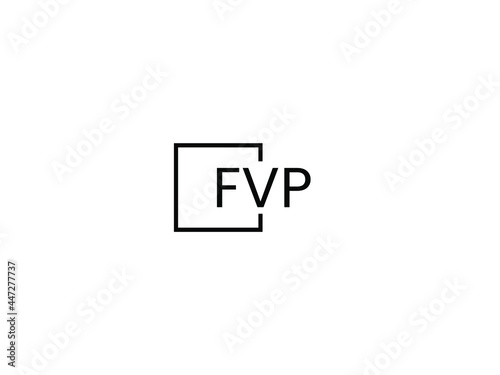 FVP Letter Initial Logo Design Vector Illustration